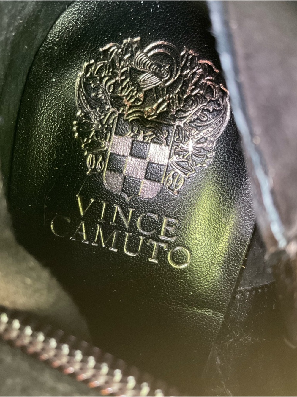 Vince Camuto Nestel Black Suede Knee High Boots Size 8 - Picture 10 of 11